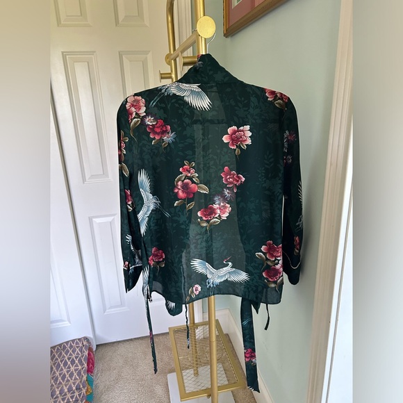 Green Mini Kimono 👘 - Picture 3 of 4